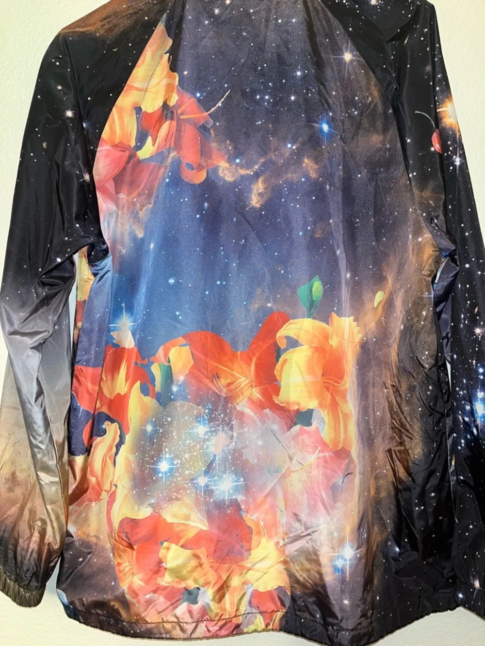 Ripndip Galaxy Cat Alien Jacket Mens Large Space Graphic Streetwear - Picture 2 of 11